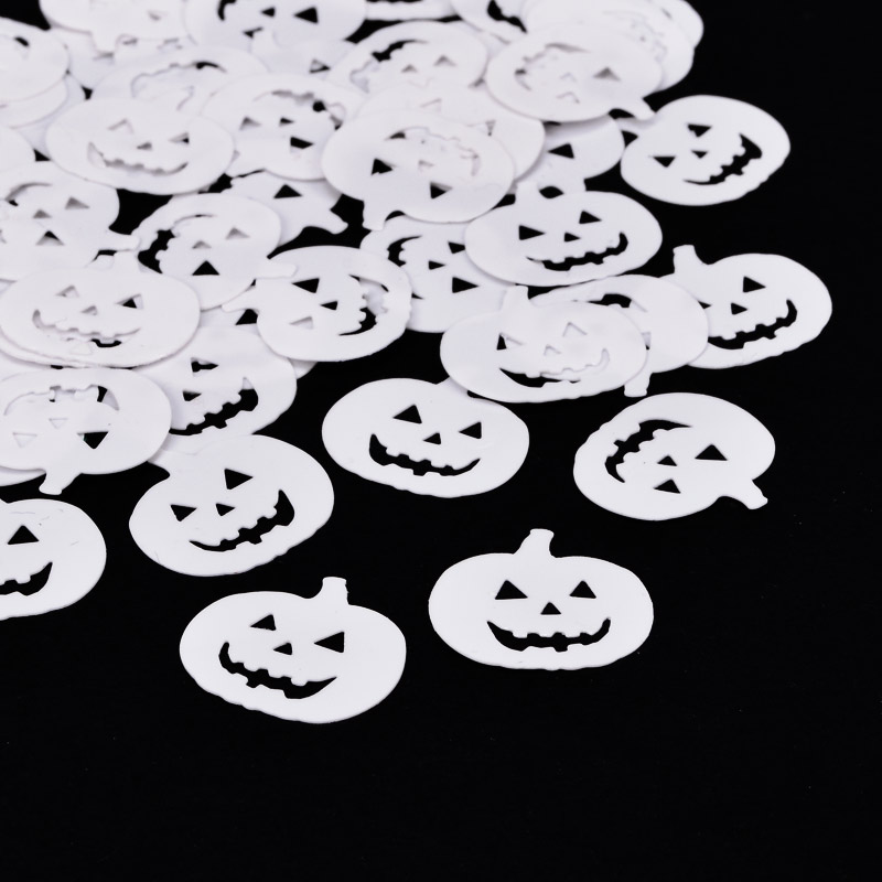 Паєтки Китай Гарбузи, 18 мм, Білі (PAI-051603)