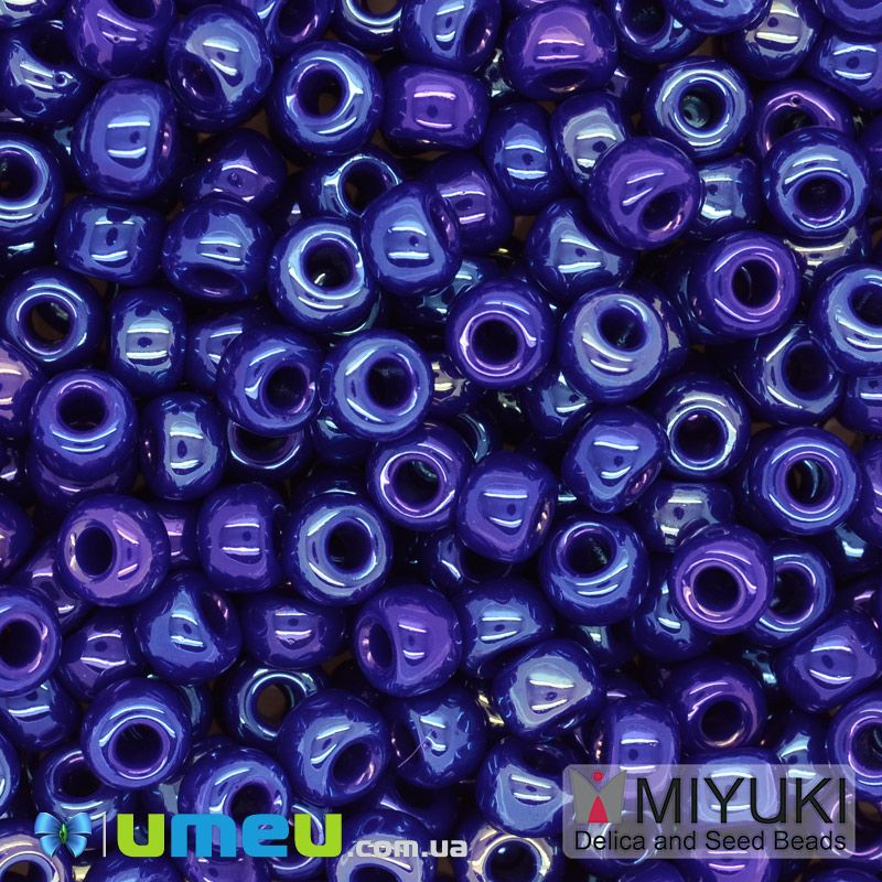 Бисер японский Miyuki круглый RR 6/0 №1945, Синий (BIS-046036)