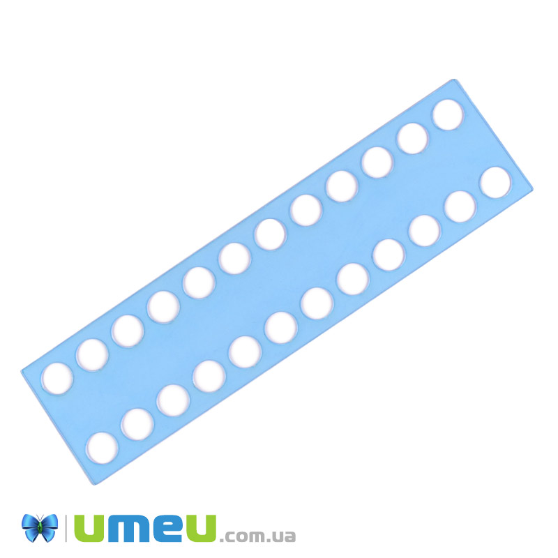 Органайзер пластиковый для хранения мулине на 24 отверстия, 17,5х4,5 cм (INS-050843)