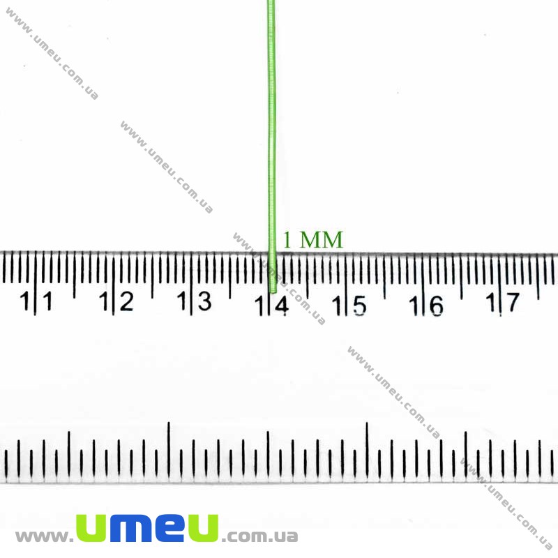 Канитель гладкая 1 мм, Зеленая (KNT-027972)
