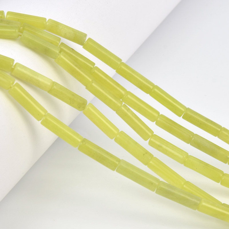 Намистини Нефрит, Натур. камінь, 13-14 мм, Боченок (BUS-058160)