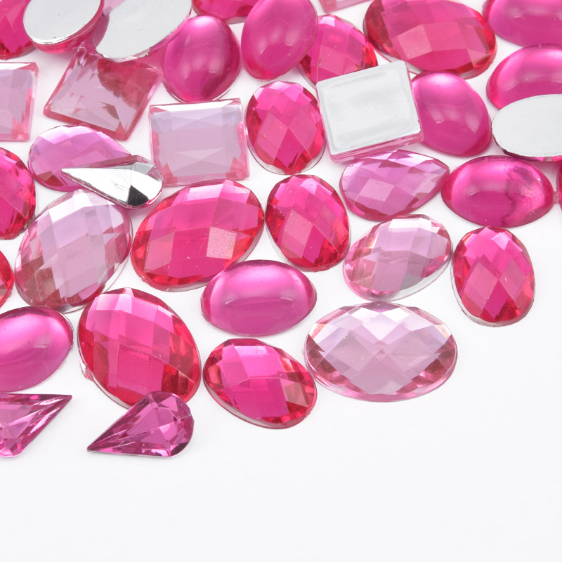 Кабошони пластикові, Мікс рожевий (KAB-060978)