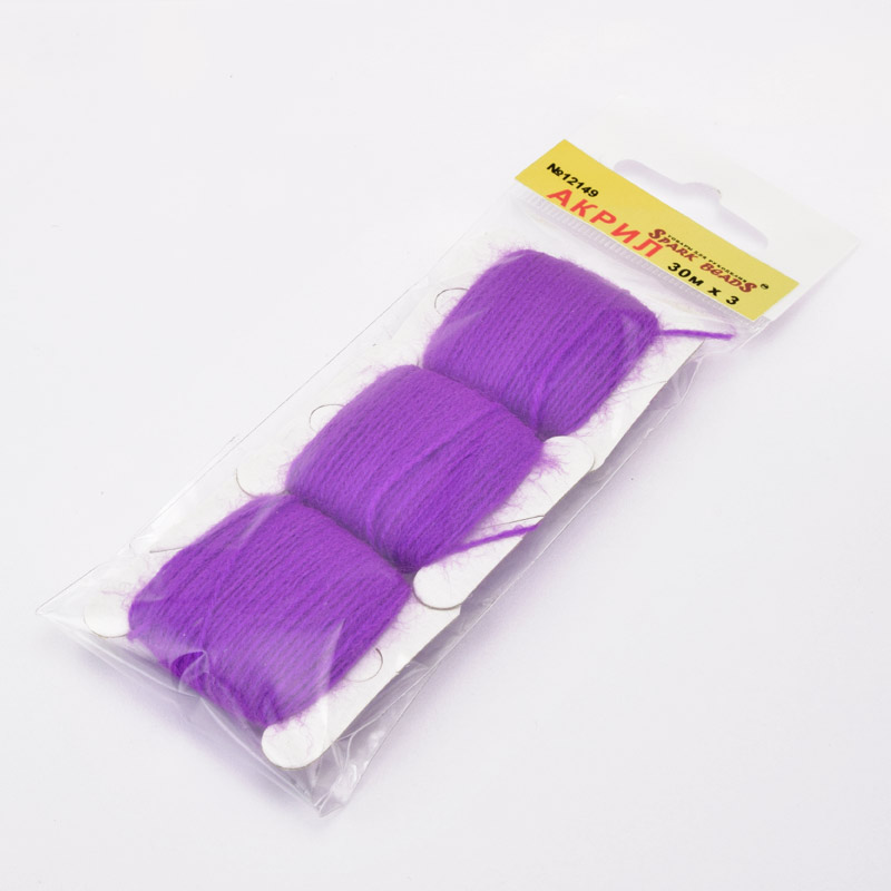 Акрилові нитки, №12149, Бузкові (MUL-058858)