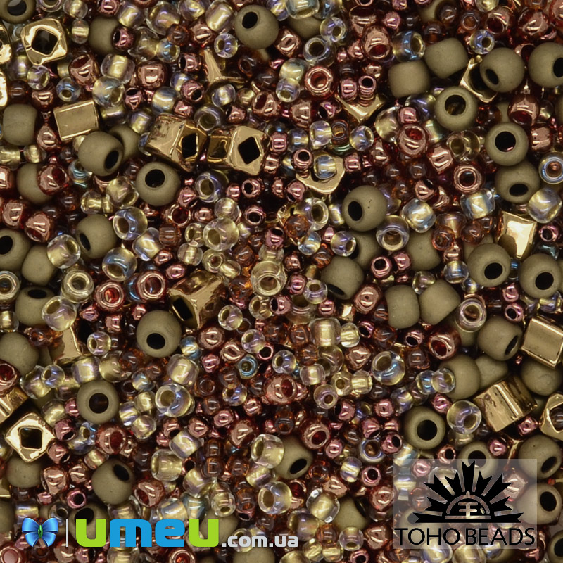 Бісер японський TOHO MIX-3205, Бронза (BIS-039378)