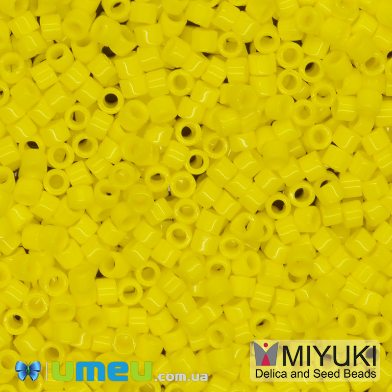 Бисер японский Miyuki Delica 15/0 DBS721, Желтый (BIS-049664)
