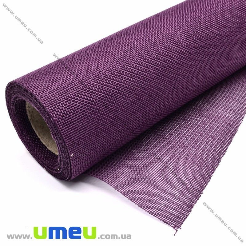 Декоративна сітка (мішковина) синтетична, ширина 49 см, Фіолетова (DIF-032773)