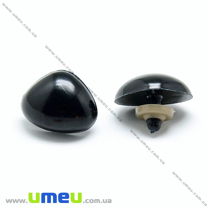 Носик зі штифтом (з заглушкою), 14х11 мм, Чорний (DIF-030506)