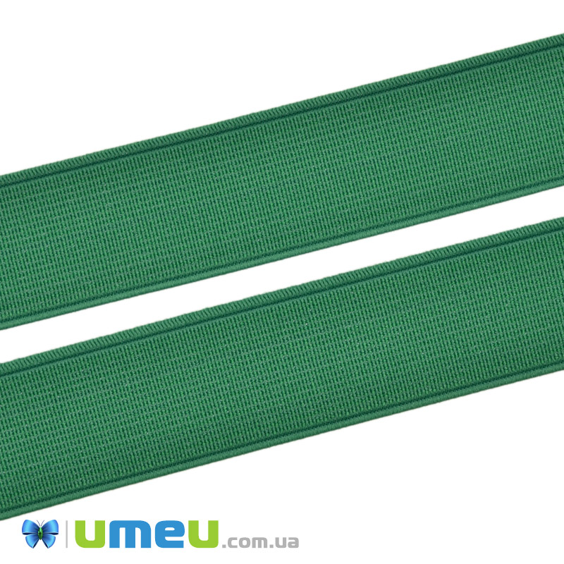 Резинка плоская 25 мм, Зеленая (LEN-044761)