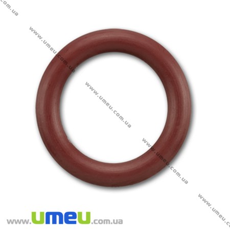 Гумові колечка-стоппери для браслета, 12 мм, Коричневі (BUS-009866)