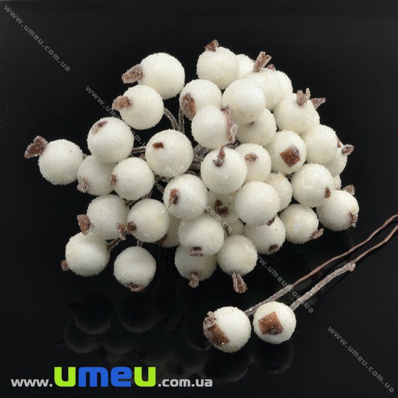 Калина в цукрі, 12 мм, Біла (DIF-015063)