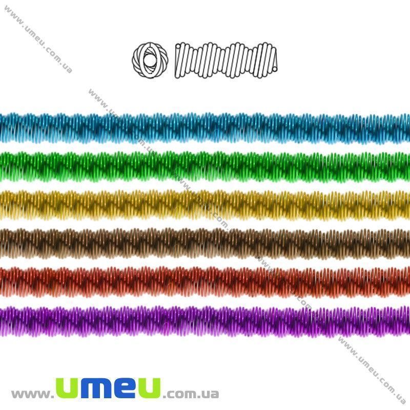 Канитель фигурная зиг-заг 2,5 мм, Коричневая (KNT-028051)