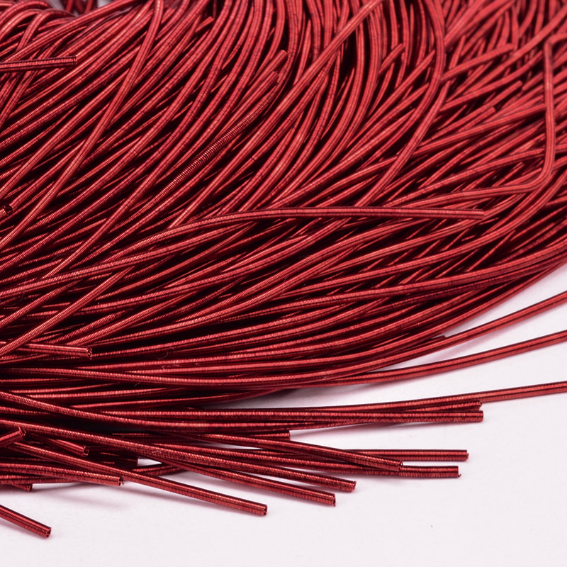 Канитель мягкая 1 мм, Красная матовая (KNT-051250)