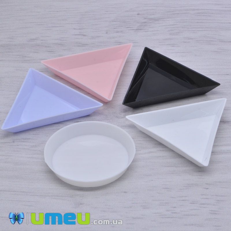 Лоточек треугольный, Голубой, 7,2х7,2х7,2 cм (INS-039750)