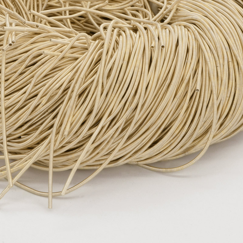 Канитель мягкая 1 мм, Кремовая матовая (KNT-054635)