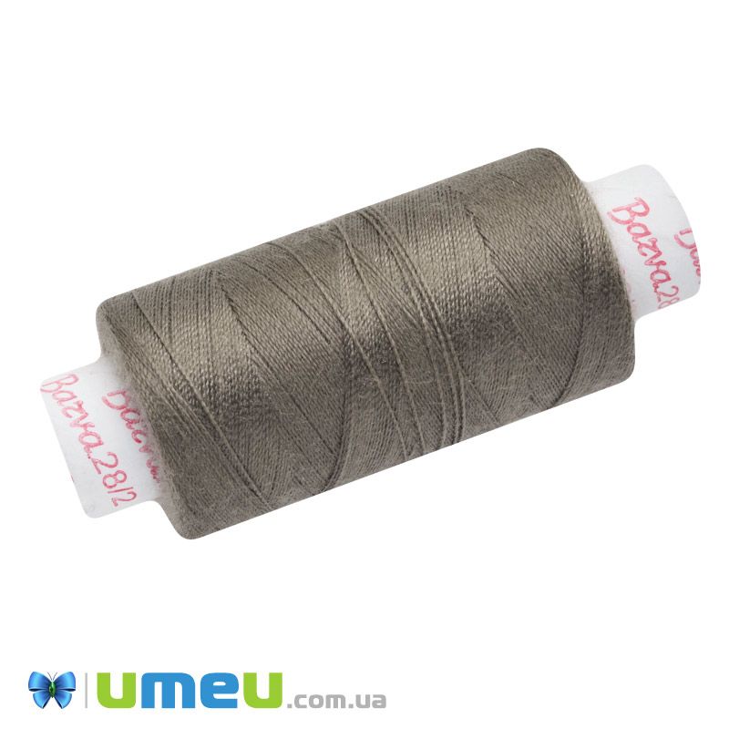 Нитка армована Барва, 28/2, №7085 Сіро-коричнева, 200 м (MUL-048720)
