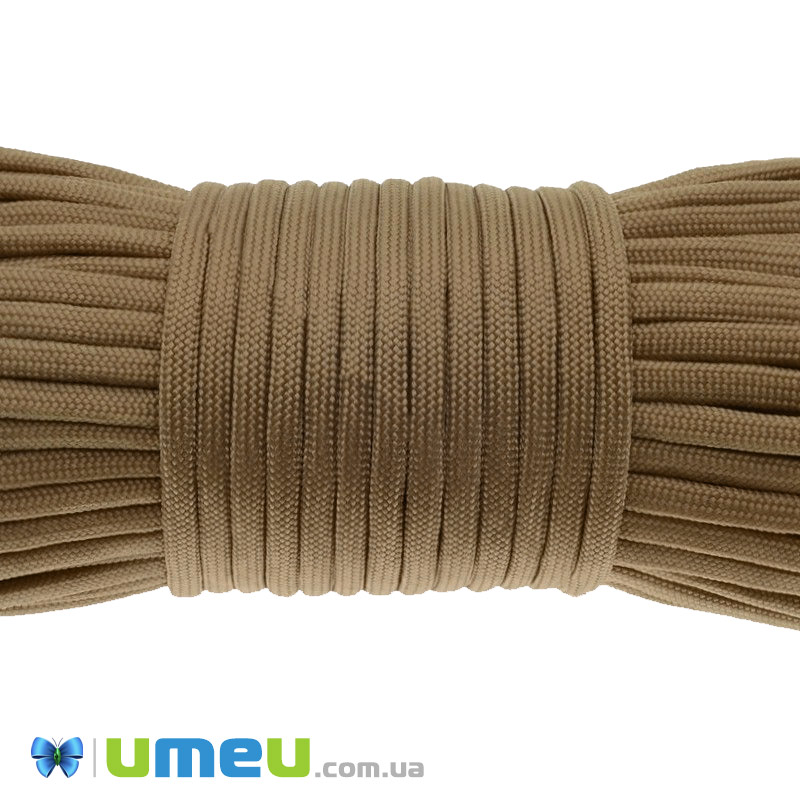Шнур паракорд семижильний 4 мм, Хакі світлий (LEN-049124)