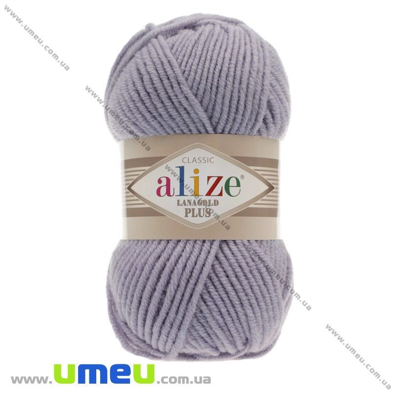 Пряжа Alize Lanagold Plus 100 г, 140 м, Джинс світла 200 (YAR-029542)