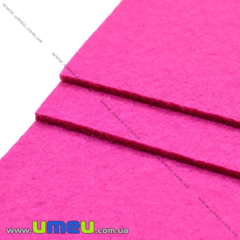 Фетр 3 мм, 10х15 см, 319 Малиновый (FLT-019327)