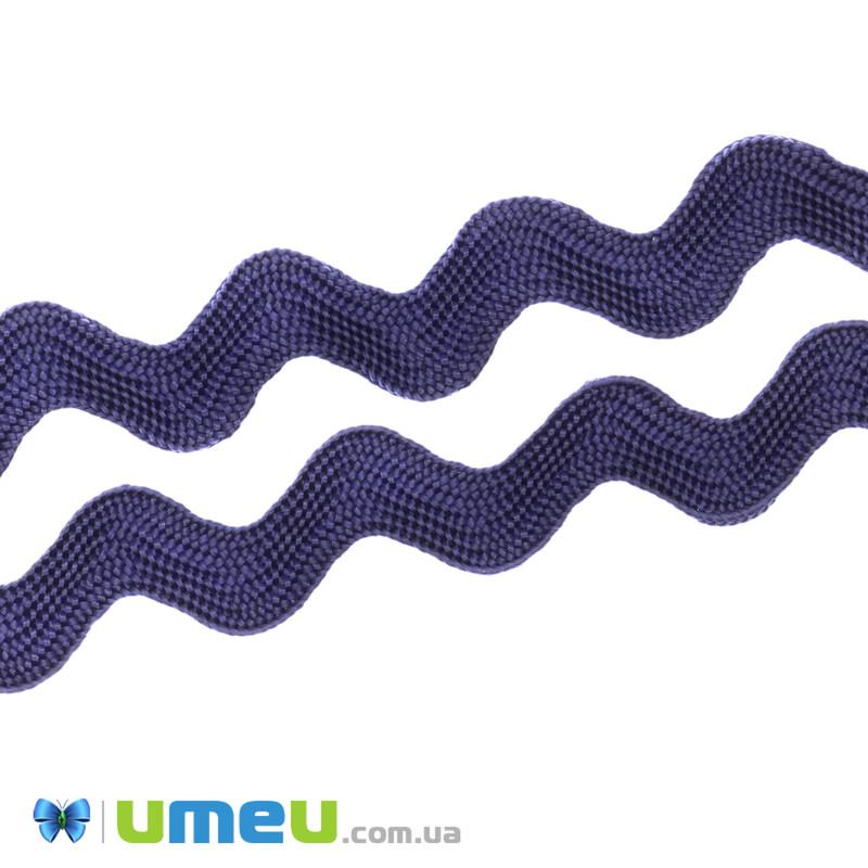 Тасьма березка, 10 мм, Синя темна (LEN-042261)