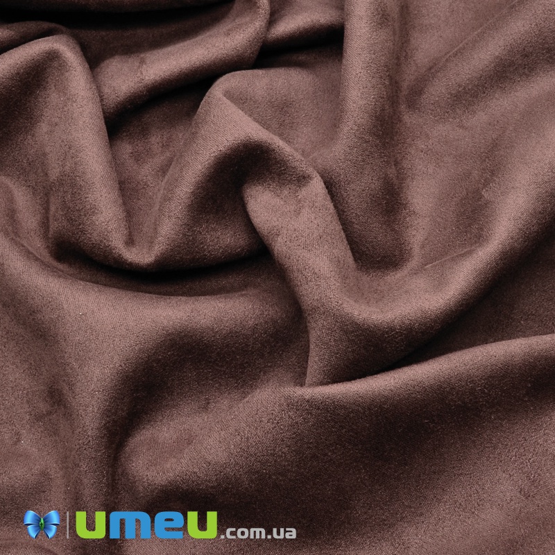 Замша штучна 0,9 мм, Коричнева (20х29 см) (LTH-038615)