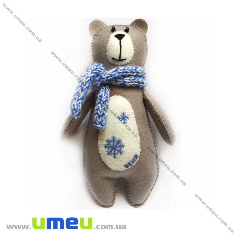 Набор из фетра для создания игрушки, Медвежонок ФН-89, 22,5х13 см (FLT-034882)