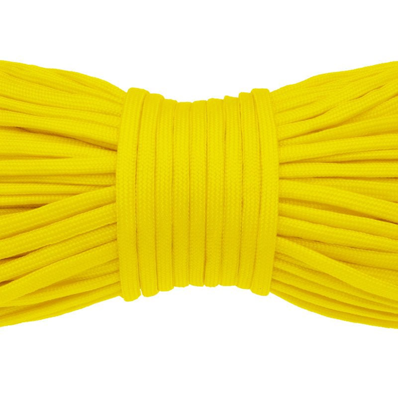 Шнур паракорд семижильный 4 мм, Желтый (LEN-047063)