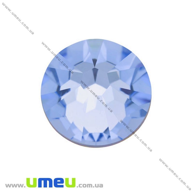 Стразы стеклянные неклеевые SS10 (2,8 мм), Голубые (STR-015189)
