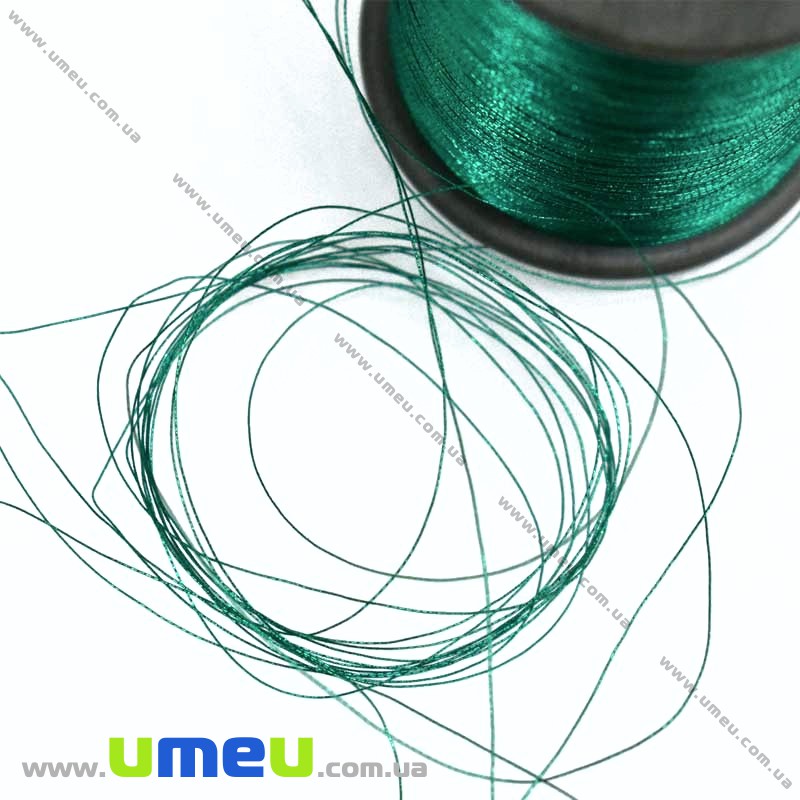 Нить металлизированная 0,1 мм, Изумрудная (KNT-028184)