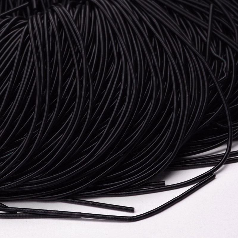 Канітель м'яка 1 мм, Чорна матова (KNT-027986)