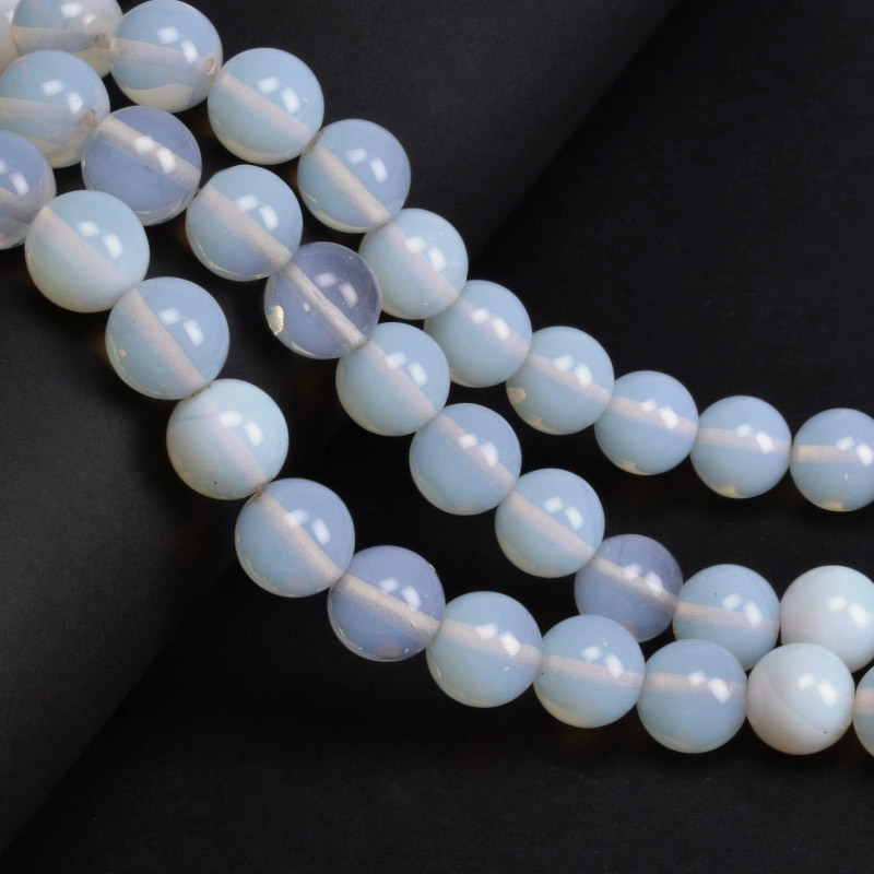 Бусины Опалит, Синт. камень, 12 мм, Круглые (BUS-051823)