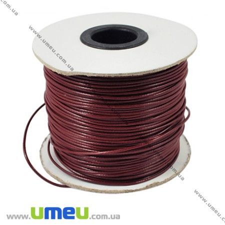 Поліестеровий шнур, 1,0 мм, Бордовий (LEN-005052)