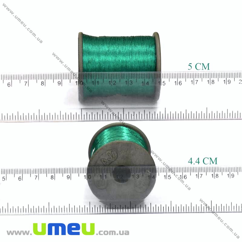 Нить металлизированная 0,1 мм, Изумрудная (KNT-028184)