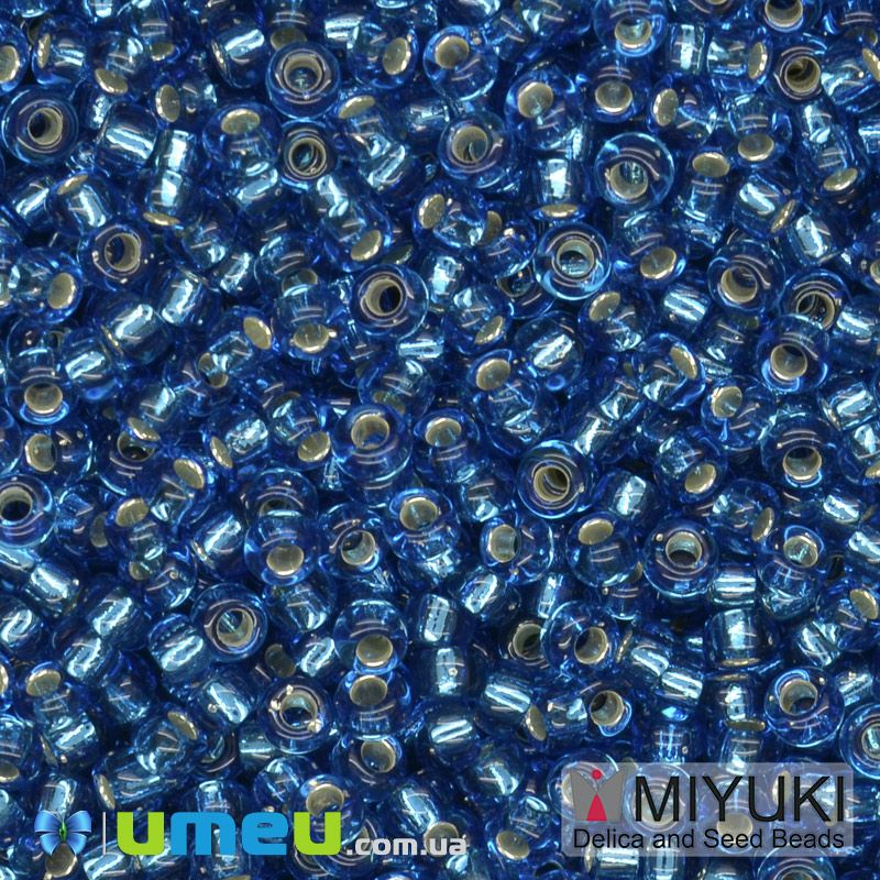 Бісер японський Miyuki круглий RR 11/0 №25, Синій (BIS-045554)