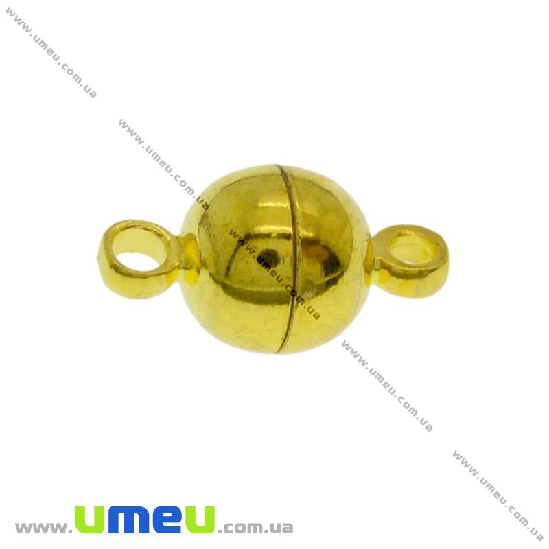 Замок магнитный, 12х6 мм, Золото (ZAM-012753)