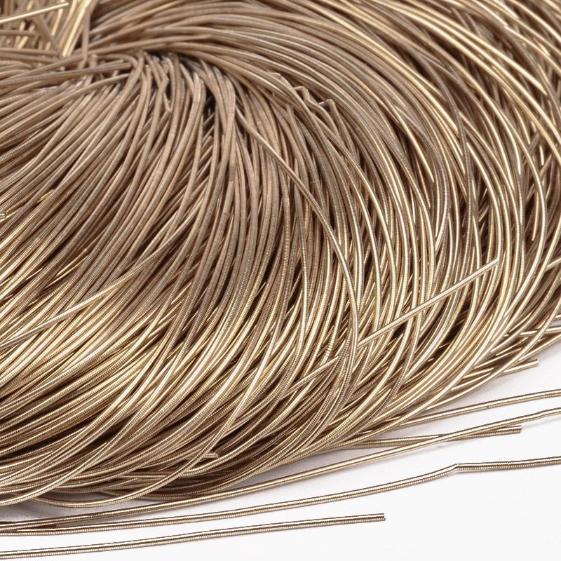 Канитель гладкая 0,5 мм, Золотистая (KNT-027993)