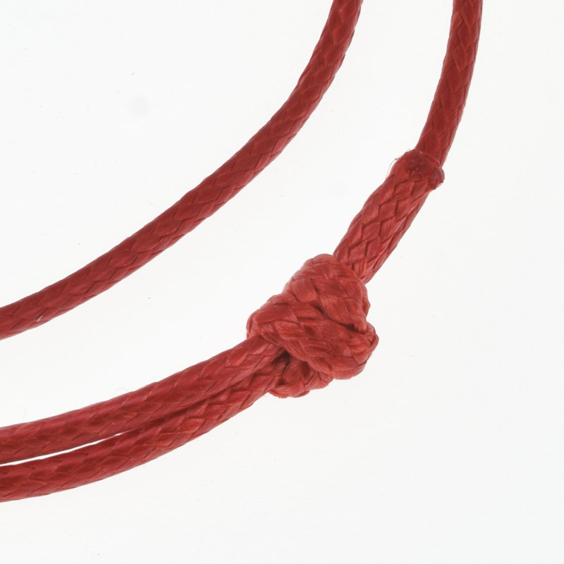 Браслет-оберег, Красный, Диаметр регулируемый (BUS-060514)