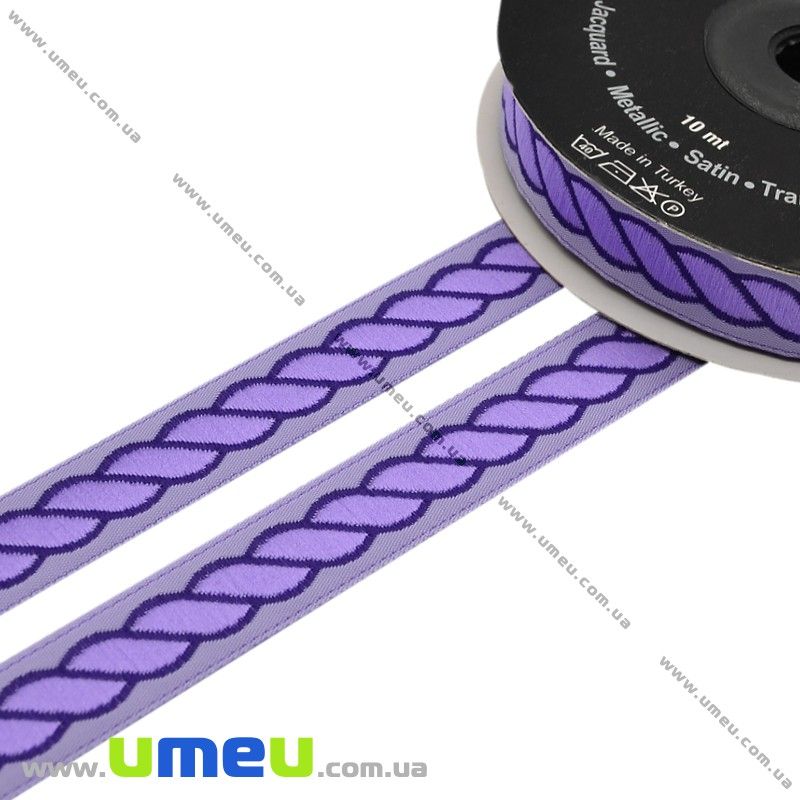 Тесьма Fantastic верёвочка, 14 мм, Сиреневая (LEN-010938)