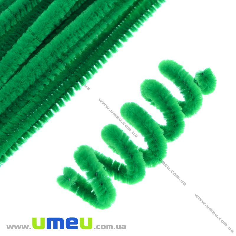 Синельная проволока, Зеленая, 30 см (DIF-017999)