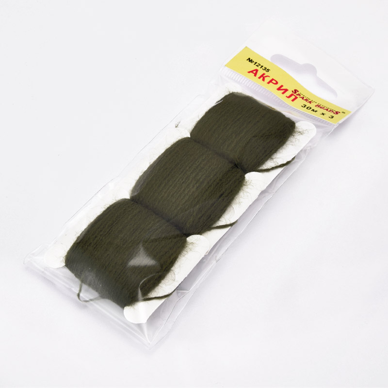 Акрилові нитки, №12135, Хакі (MUL-058853)