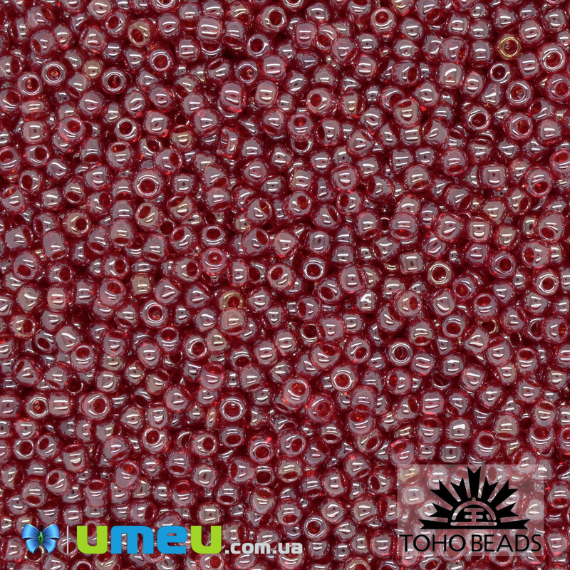 Бісер японський TOHO Круглий 11/0 №109С, Червоний темний (BIS-043227)