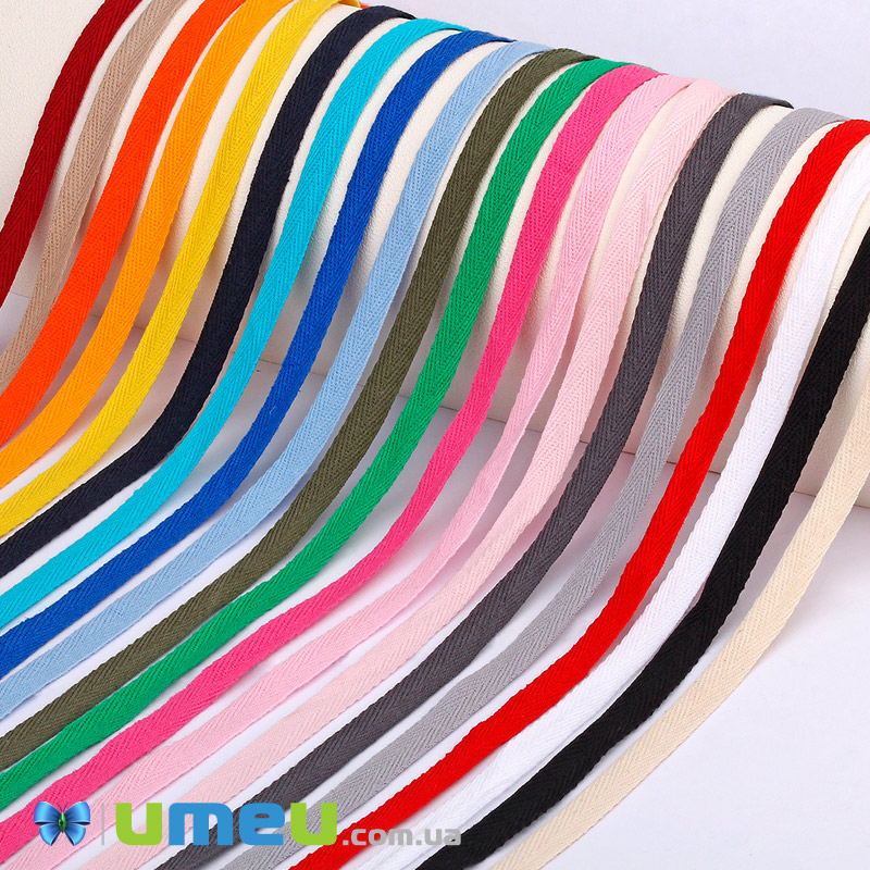 Стрічка кіперна, 10 мм, Помаранчева (LEN-044780)