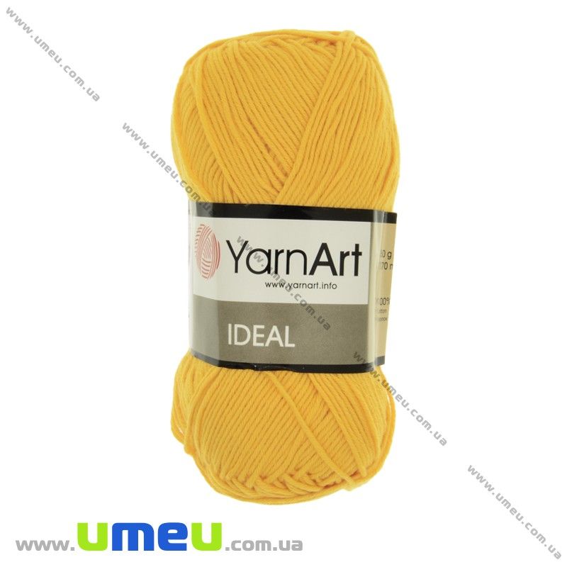 Пряжа YarnArt Ideal 50 г, 170 м, Оранжевая 228 (YAR-025207)