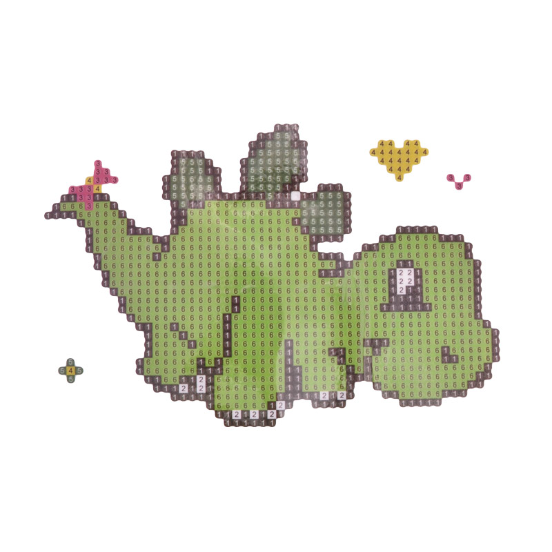 Набір алмазного живопису (наклейка) 1х10 см, Динозаврик (SXM-052513)