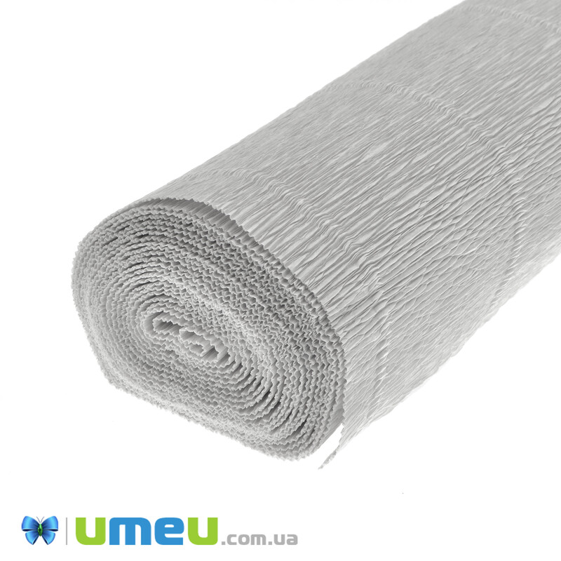 Гофрований папір Італія, Сіра світла 20Е7, 180 г, 50х50 см (DIF-041931)