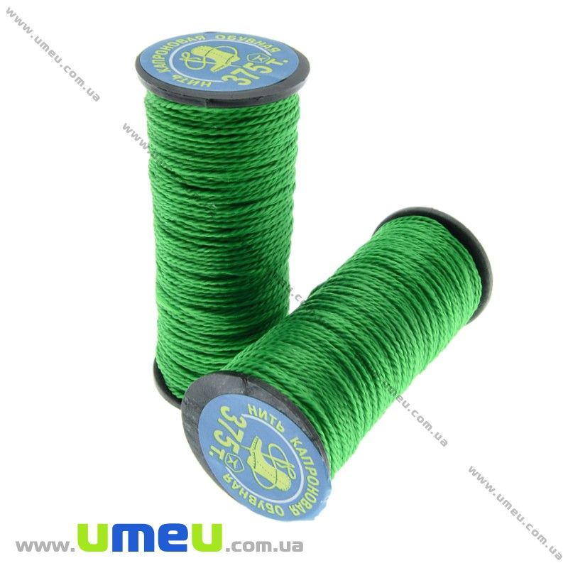 Нитка капронова (взуттєва) 375 т, Зелена, 20 м (MUL-021132)