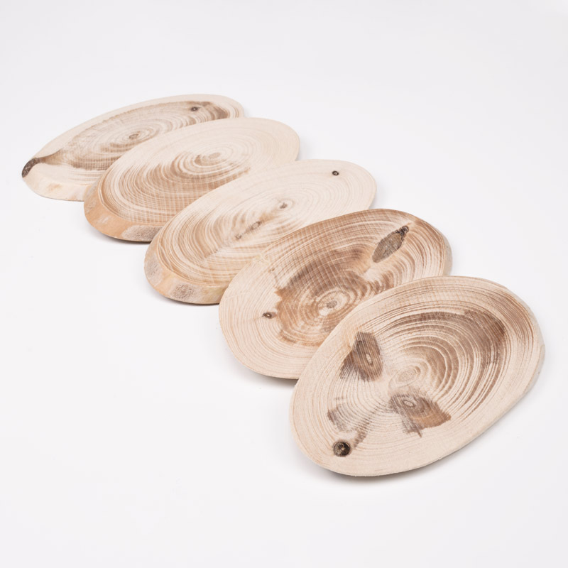 Зріз дерев'яний 95-100 мм, Овал, Ялинка (BUS-054811)