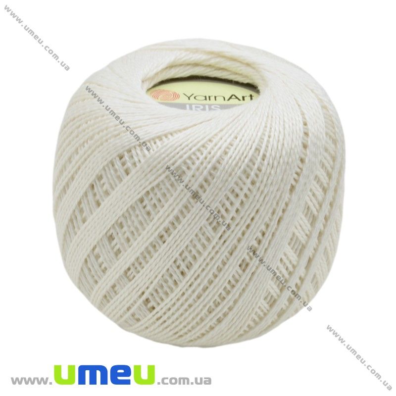 Пряжа YarnArt Iris 20 г, 138 м, Молочная 911 (YAR-022984)