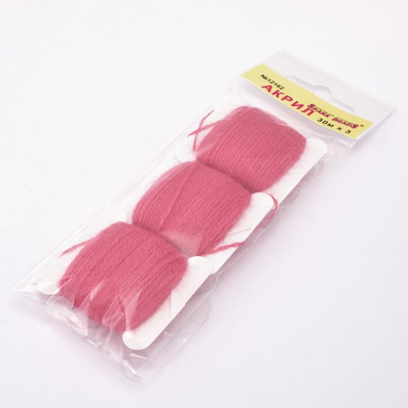 Акрилові нитки, №12162, Малинові світлі (MUL-058869)