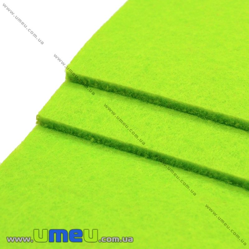 Фетр 2 мм, 20х30 см, Салатовый (FLT-027415)