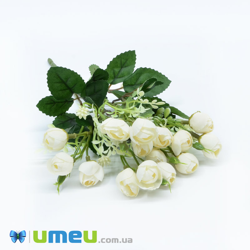 Букет півонії, 33 см, Кремовий (DIF-044722)